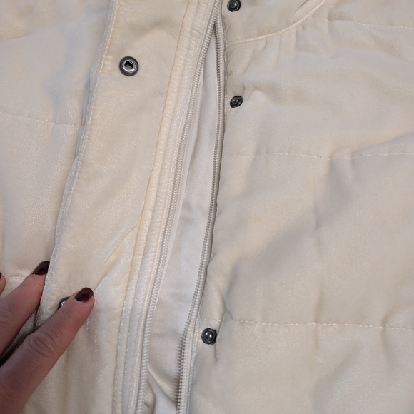 J. Jill Off-White Quilted Vest - Picture 2 of 7